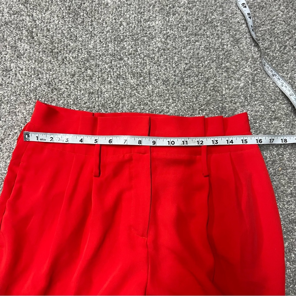 Boden Pants Womens 8R Orange Melina Tapered Leg Trouser Dress Pants Paperbag - Picture 5 of 8